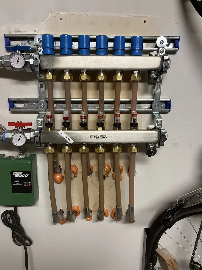 Plumber performing Leak Detection at a residential property in Bridgeview